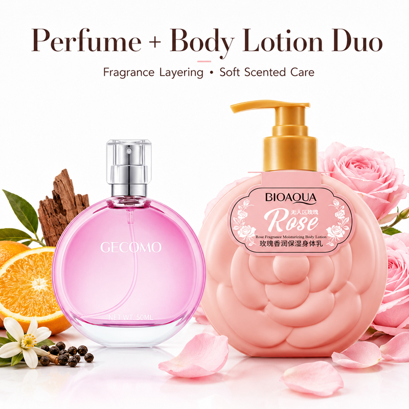 Perfume Fragrance Body Lotion - Set de Perfume GECOMO para Mujer