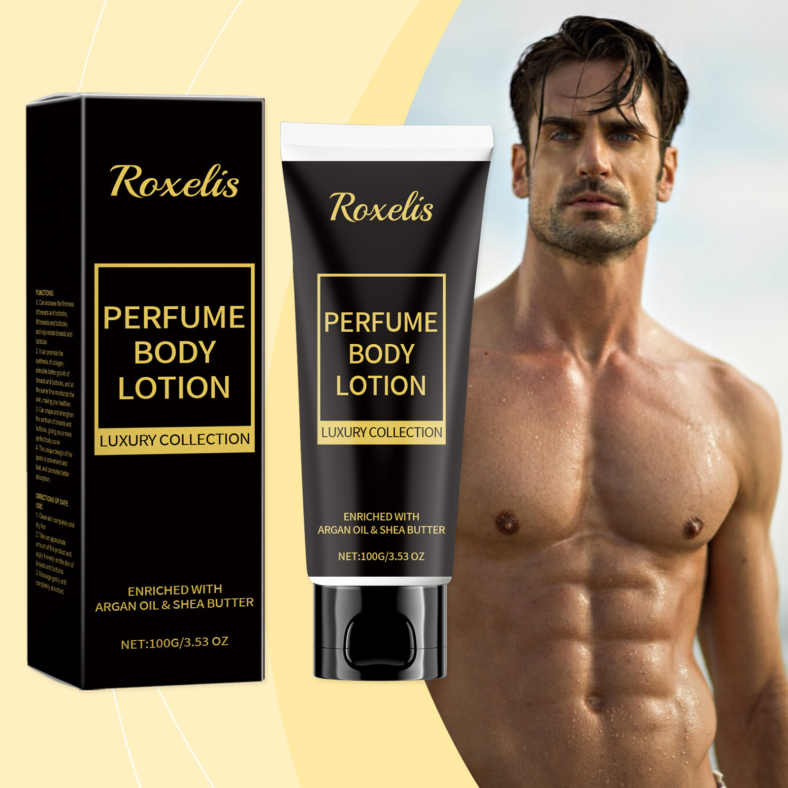 Perfume Fragrance Body Lotion - Loción Perfumada Masculina con Feromonas, Aroma