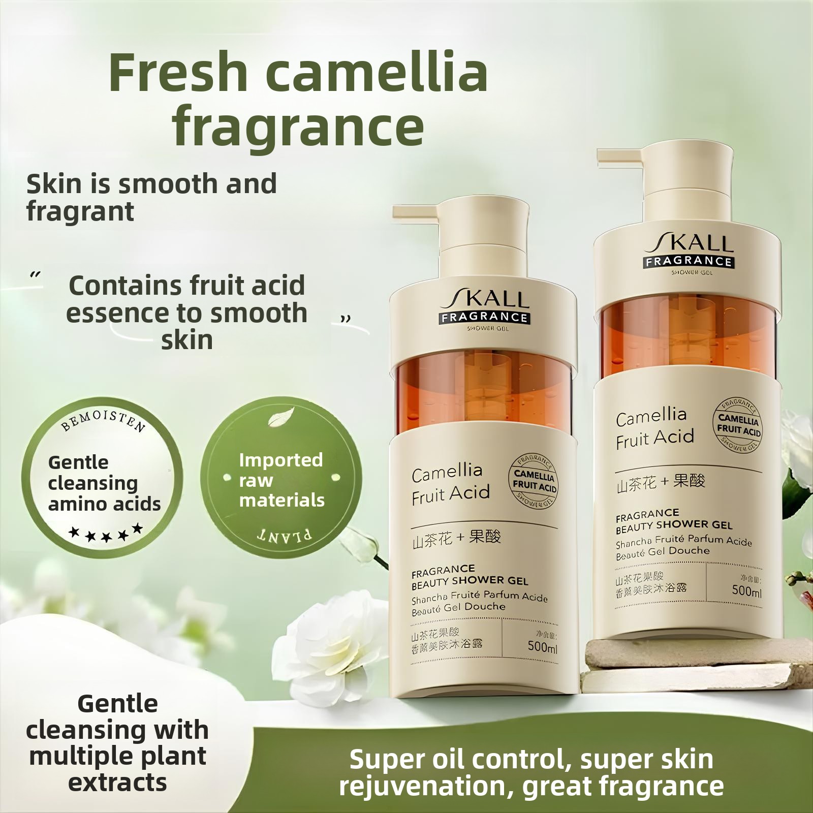 Perfume Fragrance Body Lotion - Gel de Ducha con Ácido de